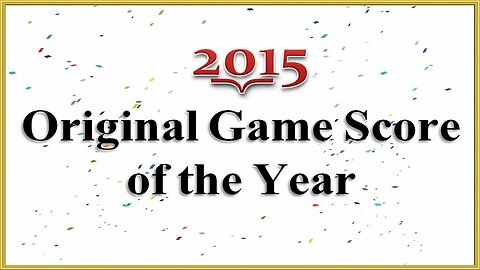 2015 Original Game Score of the Year Award