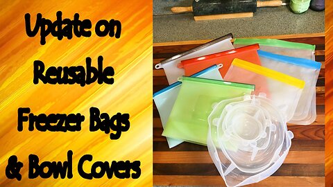 Reusable Freezer Bags and Bowl Covers Update