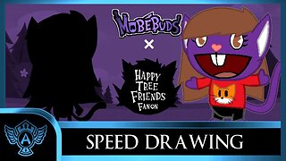 Speed Drawing: Happy Tree Friends Fanon - Alicia | Mobebuds Style