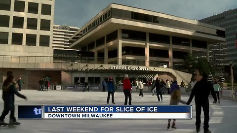 "Slice of Ice" in Red Arrow Park closes this weekend for the season