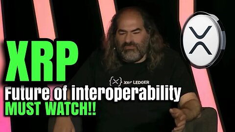 XRP RIPPLE 🤑 David Schwartz on the future of interoperability of XRPL MUST WATCH ONLY THE BEGINNING