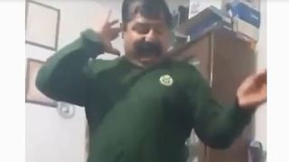 Man dances to a Persian song