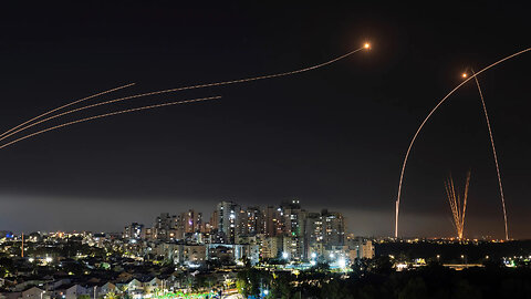 Hamas sends thousands of rockets & drones to Israel. Work of Iron Dome