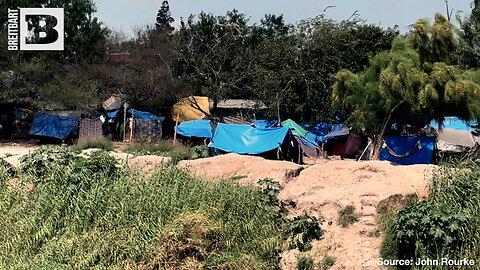 Exclusive Video Shows MASSIVE CAMP of Illegal Immigrants Waiting to Cross U.S. Border