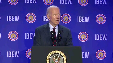 Joe Biden: "Instead of importin foreign products, I'm exporting ferferrhhhh products