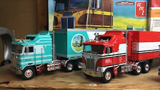 Cabover Diecast Semi Tucks Tractor Trailers