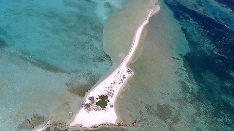 Excellent drone footage captures stunning Greek island