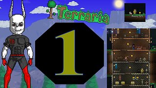 Let's Play Terraria part 1 - Early Struggles [gameplay]