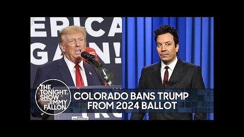 Colorado Bans Trump from 2024 Ballot, Ramaswamy Pledges to Withdraw - The Tonight Show