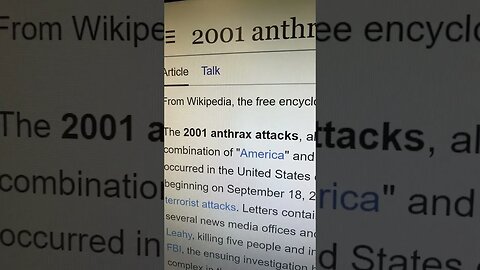 But do you remember… 09/18/2001? 🤔👨‍🔬