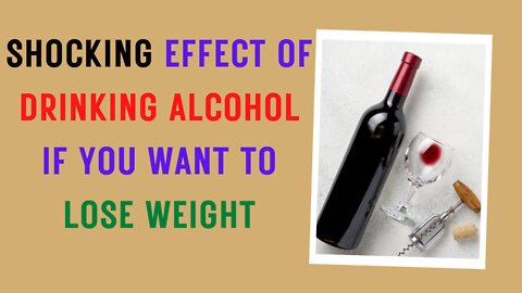 Shocking effect of drinking alcohol, if you want to lose weight | lose weight | Say no to drinking