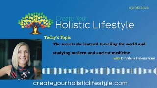 Create Your Holistic Lifestyle - Dr Valerie Helena Franc ND (dynamic & naturopathic doctor)