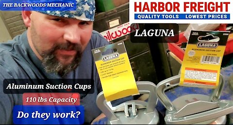 Laguna Aluminum Suction Cup review from Harbor Freight