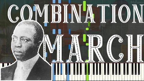Scott Joplin - Combination March 1896 (Solo Ragtime Synthesia)