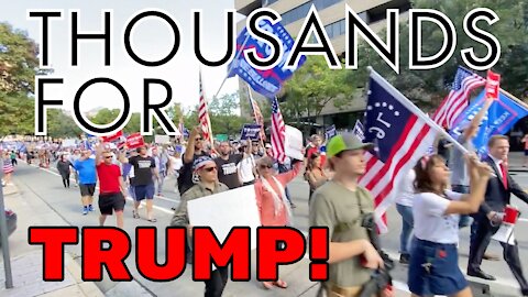 Thousands March For Trump Shouting "STOP THE STEAL" Rally | Austin, TX