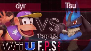 MVG|dyr (Diddy) vs. Tsu (Lucario) - Wii U Top 32 - FPS2