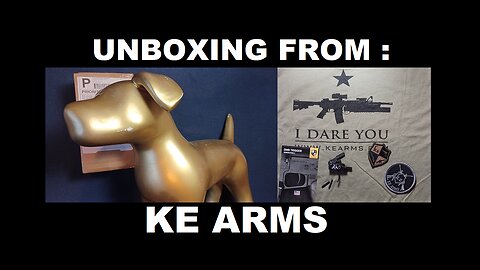 UNBOXING 147: KE Arms. DMR Trigger Gen 3 Curved ( AR15 / M4 / M16 / AR10 ), Patches, T-Shirt