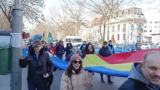 ☮️ Marșul pacii - București 12 - III - 2023