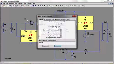 EEVblog #329 - Tracking Pre-Regulator LTspice Simulation Part 2