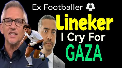 Ex Football Superstar Gary Lineker shares his PAIN over GAZA in Interview with Mehdi Hassan