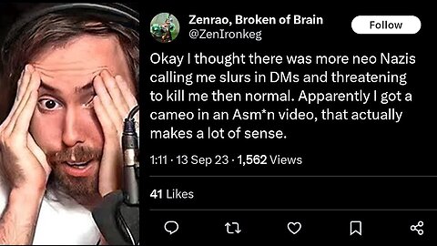 Asmon is attacked & called a N͏e͏o͏-N͏a͏z͏i͏