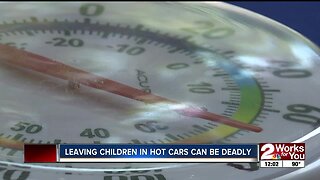 leaving children in hot car