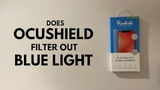Blue Light Filter Test | Ocushield Anti Blue Light Screen Protector vs Normal Screen Protector