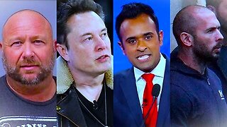 Must Watch Elon Musk Alex Jones Andrew Tate Vivek Ramaswamy Heated Explosive Debate on Globalist Elites
