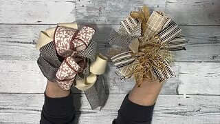 2 EASY Bow Methods || Traditional Bow & Messy Bow