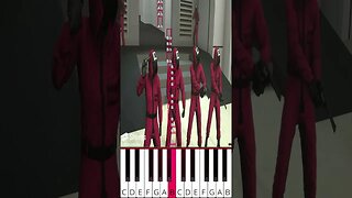 when you lose squid game but you're main character - Octave Piano Tutorial