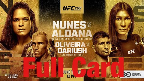 UFC 289 Nunes Vs Aldana Full Card Prediction