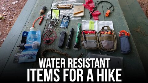 Water Resistant Items For A Hike