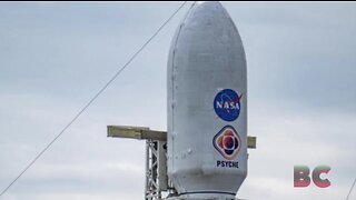 Bad weather delays SpaceX Falcon Heavy launch of NASA’s Psyche asteroid mission