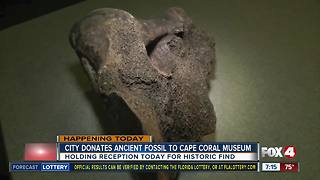 City of Cape Coral donates historic fossil