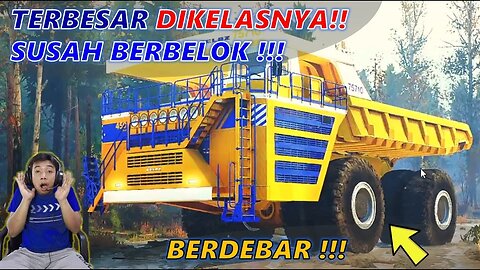 🔴 BEGINI RASANYA BAWA DUMP TRUCK TAMBANG BELAS 75710 DI HUTAN - Spintires Mudrunner Truck Off Road