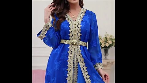 Luxury Woman Evening Dress For Wedding Abaya Muslim | ʟɪɴᴋ ɪɴ ᴛʜᴇ ᴅᴇꜱᴄʀɪᴘᴛɪᴏɴ 👇 ᴛᴏ ʙᴜʏ