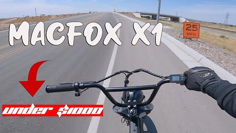 MACFOX X1 E-bike - 14 Mile work trip (ONLY $899.99)