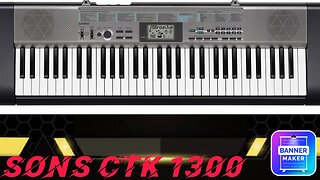Todos os sons do teclado Casio CTK 1300 / 1150/ 1200