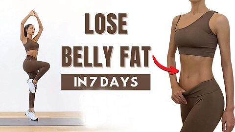 LOSE BELLY FAT IN 7 DAYS Challenge - Lose Belly Fat In 1 Week At Home