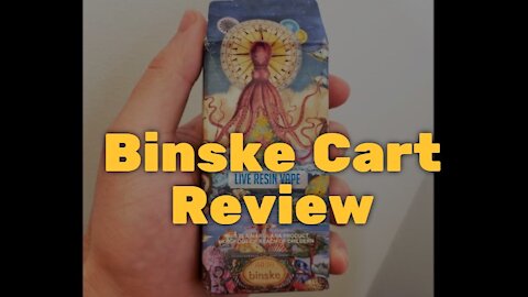 $60 Half Gram Live Resin Cartridge Worth It? Binske Cart Review