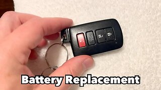How to Replace Toyota Key Fob Battery