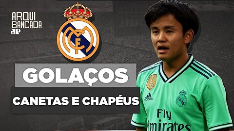 Prodígio? OLHA o quanto joga o "Messi Japonês" do Real Madrid!