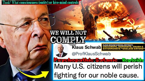 Klaus Schwab Signs Order Drafting US Men and Women to Fight For Globalists in WW3