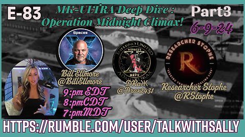 MK ULTRA Deep Dive Part3: Midnight Climax 6-8-24 (9pmET/8pmCT/7pmMT)