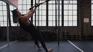 TRX Bicep Curl Exercise Tutorial