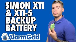 Backup Battery on an Interlogix Simon XTi & XTi-5