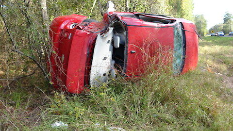 ROLLOVER ACCIDENT TURNS FATAL, GOODRICH TEXAS, 11/16/21...