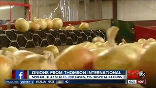 Onions linked to salmonella outbreak