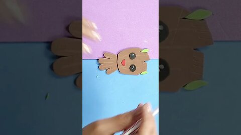 DIY - How to make a Groot bookmark from Guardians of the Galaxy using EVA!