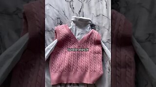 How to Style Sweater Vest tiktok t1anascloset